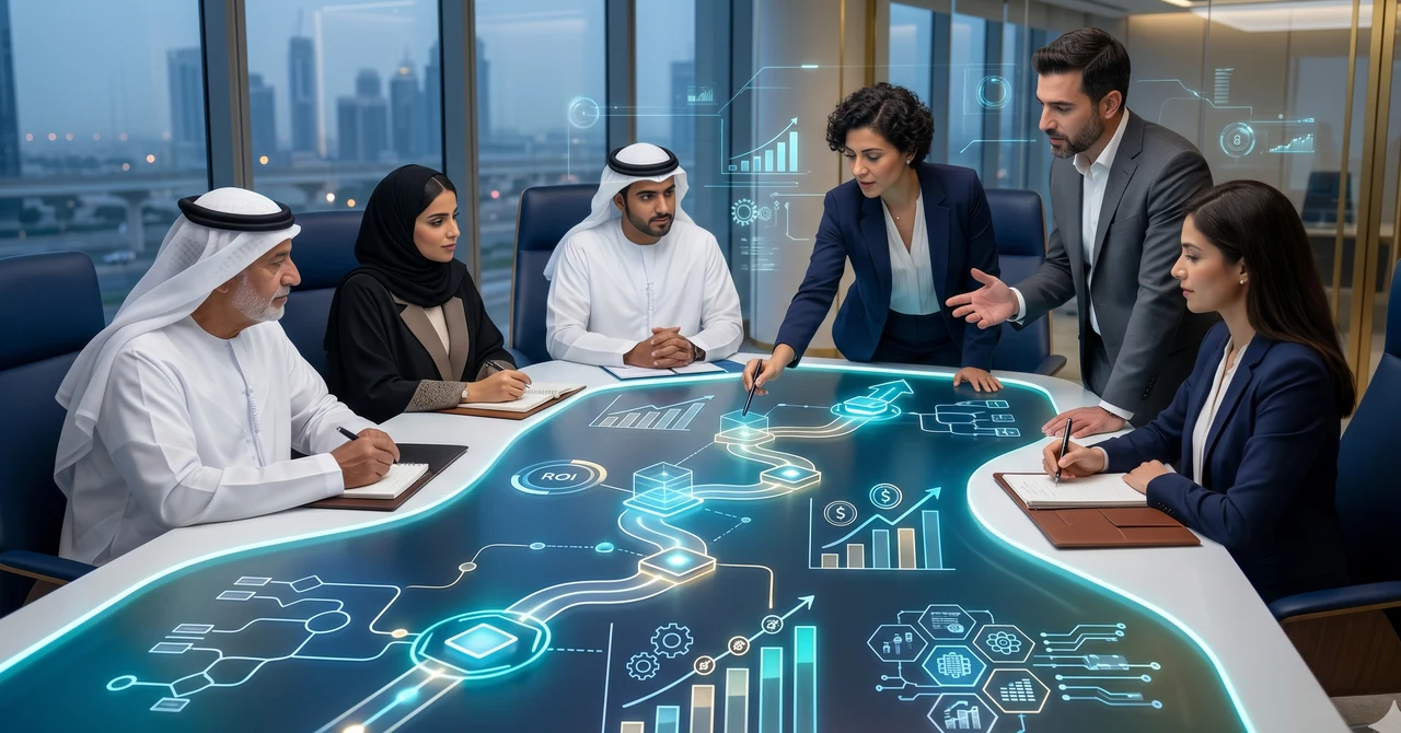AI strategy and assessment session for UAE business transformation