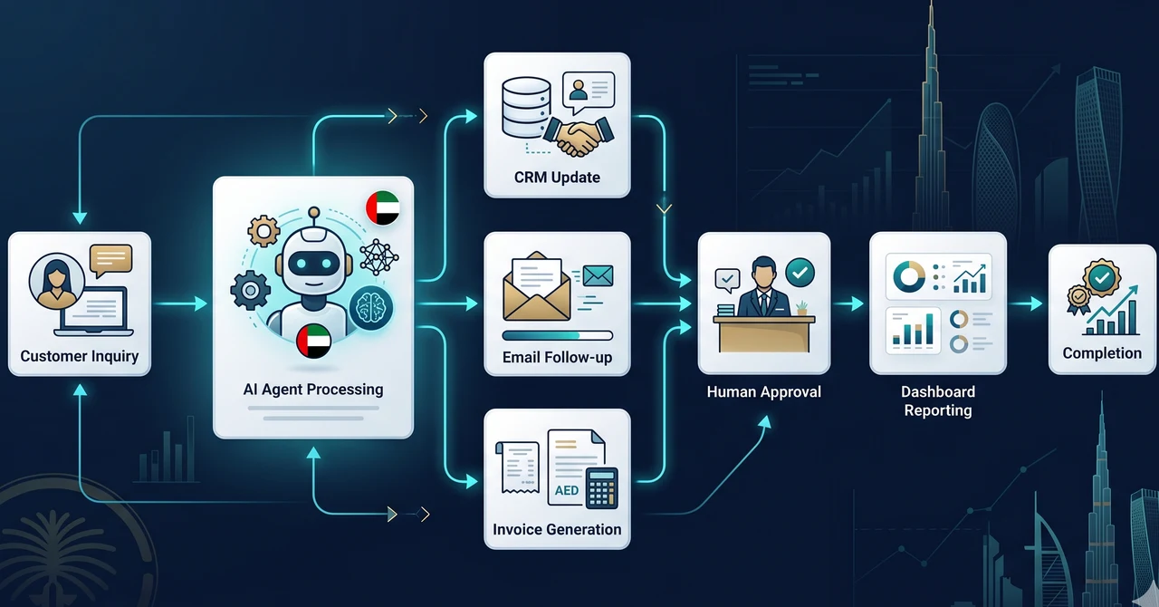 AI-powered workflow automation for UAE business operations